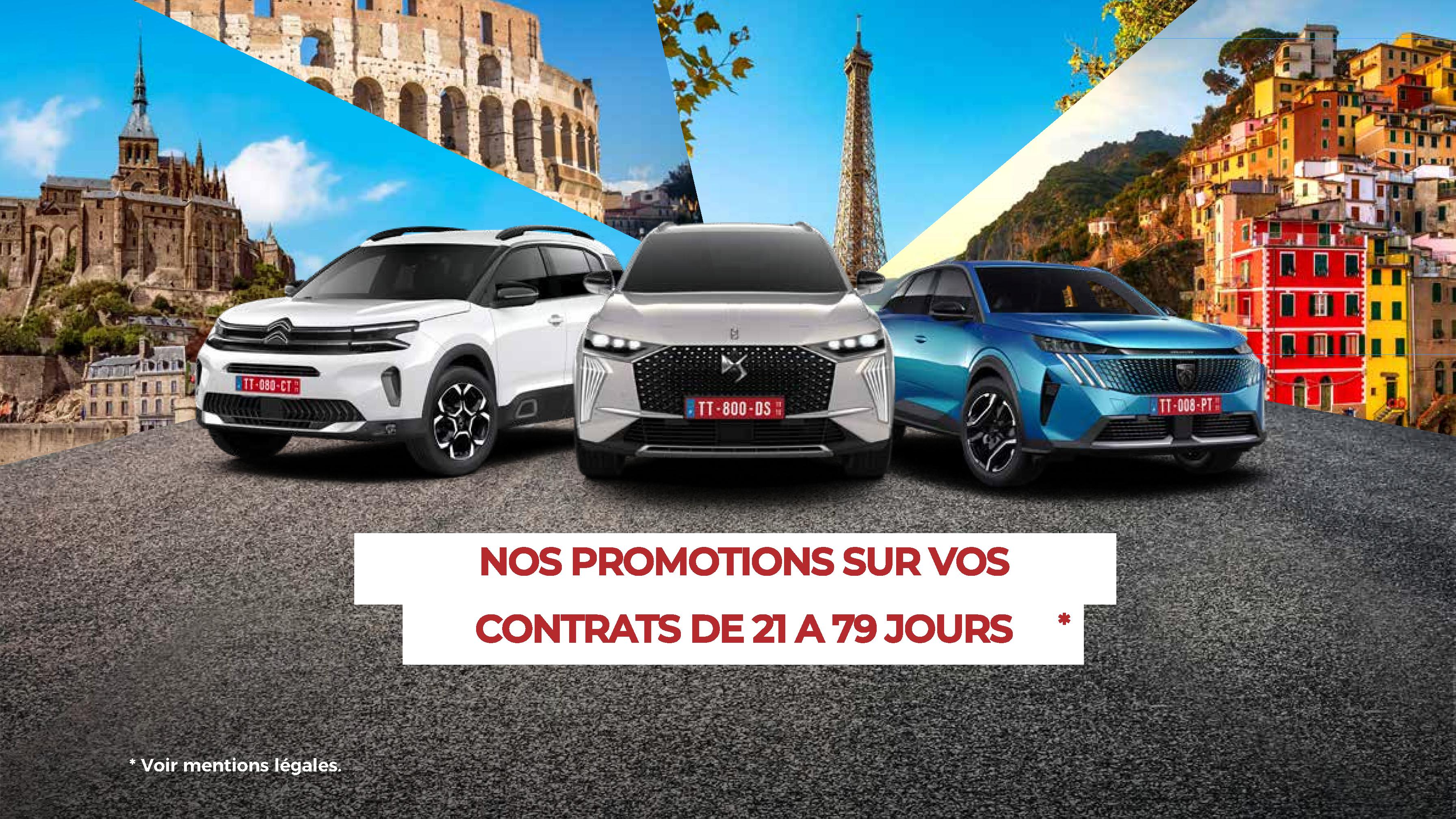 Pour une livraison du 1er mai 2025 au 31 décembre 2025, bénéficiez de 250€ sur vos contrats de 21 à 79 jours