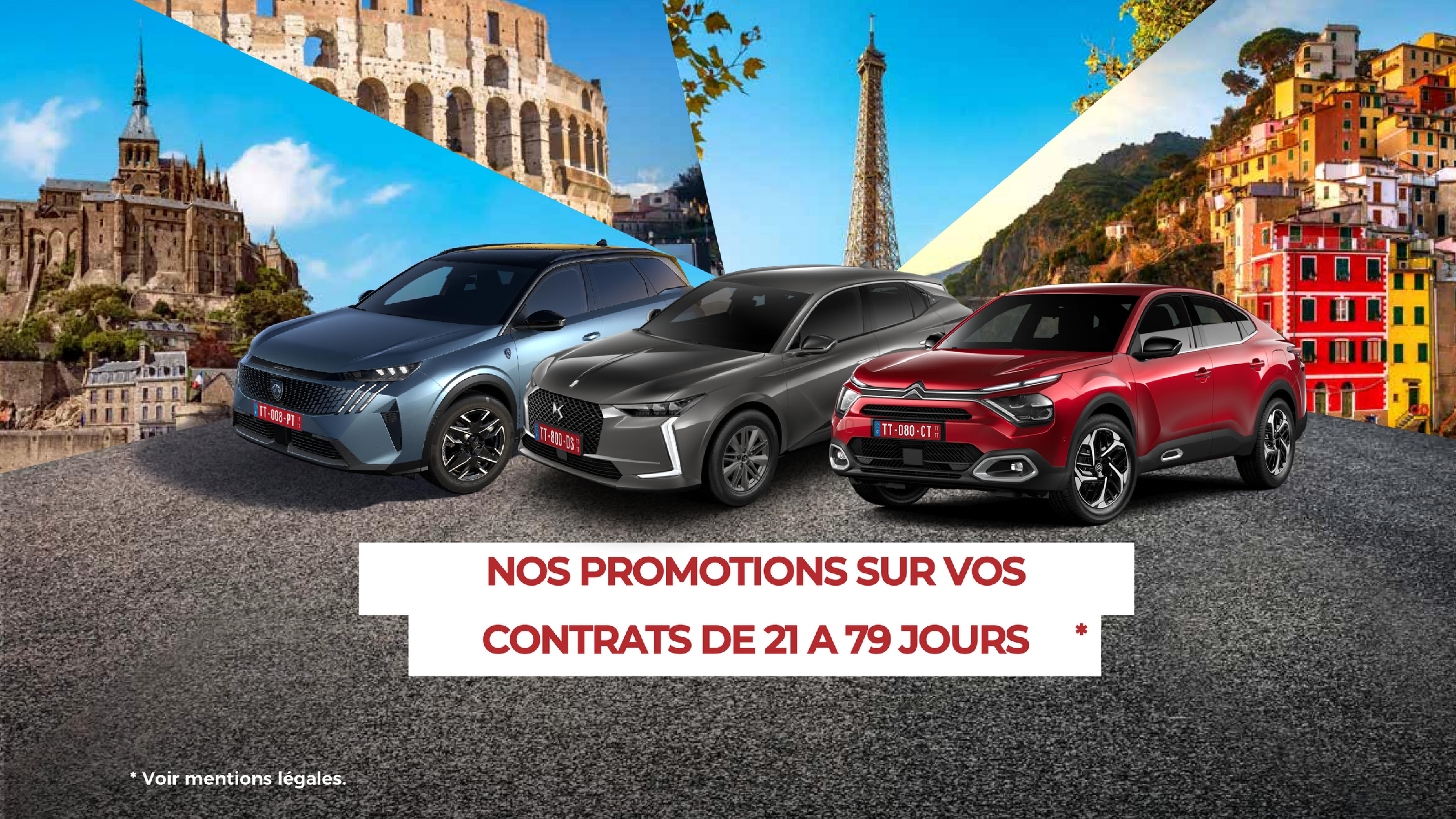 Pour une livraison du 1er août 2025 au 31 décembre 2025, bénéficiez de 70€ sur vos contrats de 21 à 79 jours