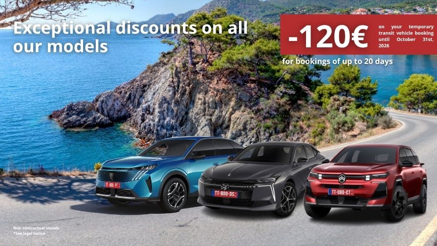 Exclusive discounts for bookings up to 20 days.